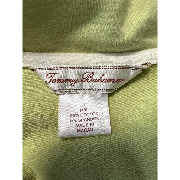 Tommy Bahama Green Embroidered Floral Full-Zip 3/4 Sleeve Jacket Size S - Picture 5 of 8